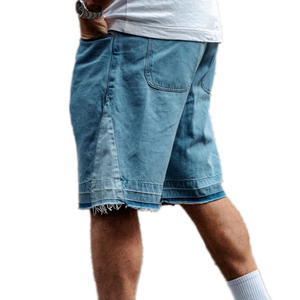 2025 verano 358 GSM 100% algodón pulido artesanía ácido lavado Vintage Fitness deportes hombres pantalones cortos - Product Image 3