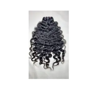 Hot Selling Natural Machine Weft Hair Unprocessed Virgin Human Hair Size 10" to 32" Available For Sale By Exporters