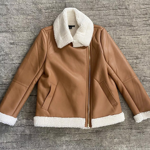 Veste en cuir pour femmes Nouveautés de la saison Arrivées tendance Veste en cuir véritable pour femmes Haute qualité Veste en cuir épaisse d'hiver - Product Image 1