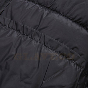 Chaqueta acolchada de invierno para hombre hecha a medida más vendida, nailon transpirable de poliéster con cuello levantado, estilo callejero - Product Image 5