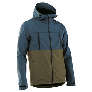 Veste de moto Softshell d'hiver décontractée pour hommes avec options de taille plus Veste Softshell tendance personnalisée avec col montant pour la randonnée - Product Image 2