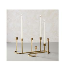 Stylish Metal <b>Candle</b> Stand Premium Tabletop Decor Perfect for Parties and Events Available in Various Sizes and Design - Product Image 5