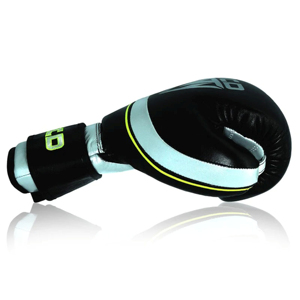 Gants de boxe MMA en cuir PU pur, haute qualité, blanc et noir, entraînement, combat, ensemble extérieur, logo personnalisé tendance - Product Image 6