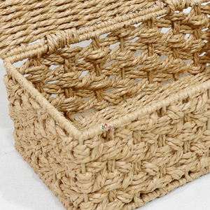 Artex Dong Thap Handcrafted Classic Rectangle <b>Paper</b> Storage Box with Lid Office & Home <b>Organizer</b> - Product Image 2