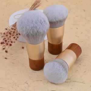 Big Fat Loose Powder Setting Blush Highlight Brush Pelo sintético para pestañas Lápiz de cejas Compatibilidad-Maquillaje de alto valor - Product Image 2
