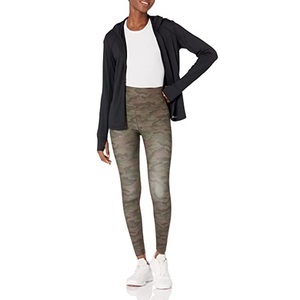 Mallas sin costuras de diseño personalizado para mujer, conjunto de Fitness, pantalones de Yoga ajustados para mujer, mallas de Yoga con estampado de Color sólido elegante - Product Image 3