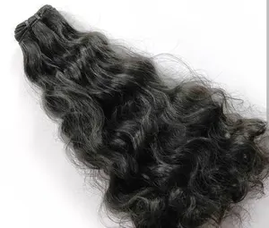 وصلات شعر بشري طبيعي أسود من الشعر البيروفي من الدرجة 8A 9A 10A وصلات شعر بشري منسوجة أنيقة