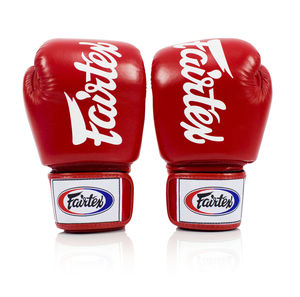 Gants de boxe en cuir Fairtex de qualité supérieure avec fermeture à boucle et crochet, personnalisables, tailles 8oz, 10oz, 12oz, 14oz, 16oz, sports de plein air - Product Image 5