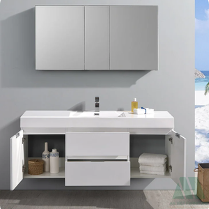 Gabinetes de madera modernos Juego de casa al por mayor para dormitorio Cocina Sala de estar Uso Aparadores de madera y metal Listo para ensamblar - Product Image 3