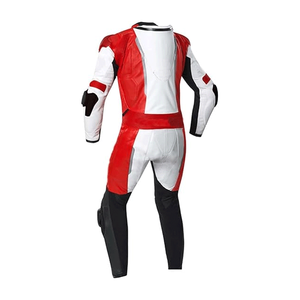 Traje de carreras a prueba de viento transpirable de cuero de vaca de primera calidad Unisex con protección CE equipo personalizado impreso ropa deportiva ajuste perfecto - Product Image 3