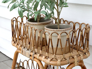 ตัวยึดกระถางหวาย,สินค้ามาใหม่เป็นมิตรกับสิ่งแวดล้อมแบบทำมือ2ชั้นในร่มจากเวียดนาม - Product Image 2