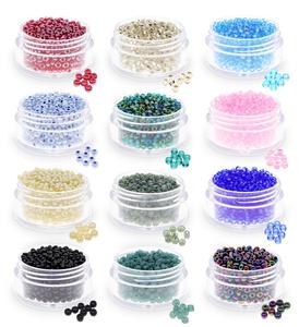 Factory Direct Sale <b>Crystal</b> Clear & Colorful 4mm-10mm Small Hole <b>Glass</b> <b>Beads</b> Red Mixed Colors for Jewellery & <b>Lampwork</b> <b>Glass</b> Art - Product Image 1