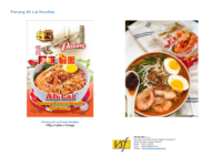 Fideos Instantáneos de Camarones Penang Ah Lai, Hechos en Malasia, Sabor Penang (100g X 4 Paquetes X 12 Bolsas)