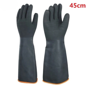 Gants de nettoyage réutilisables antidérapants 2026 en caoutchouc latex à texture écaille de poisson pour usage domestique - Product Image 2