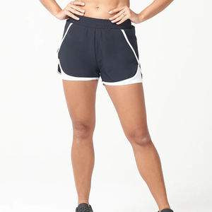 Pantalones cortos de Yoga de LICRA sin costuras de secado rápido para mujer al por mayor/Pantalones cortos de gimnasio transpirables de cintura alta de la mejor calidad para mujer - Product Image 1