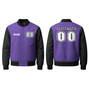 เสื้อแจ็กเก็ตผ้าแคนวาสโอเวอร์ไซส์แบบกำหนดเอง2025เสื้อเบสบอลระบายอากาศได้ดีกันลมเครื่องแต่งกายแนวสตรีทใส่ได้ทั้งชายและหญิงโลโก้ด้านหน้า - Product Image 3