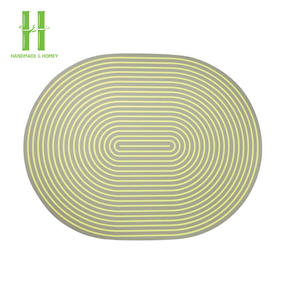 ถาดเคลือบเงาแบบ OEM ขายดี ถาดเสิร์ฟลายเพ้นท์มือ ถาดขอบหยัก ของตกแต่งกลางโต๊ะ ทำด้วยมือ - Product Image 2