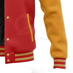 Veste Letterman surdimensionnée pour hommes Veste Letterman en matériau durable Veste Letterman confortable - Product Image 4