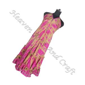 เดรสแม็กซี่แขนกุดโบฮีเมียนพรีเมี่ยมสไตล์วินเทจหรูหราสำหรับผู้หญิงชุดปาร์ตี้สุดชิคสไตล์โบฮีเมียน - Product Image 5