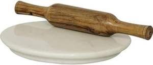 Natural Wood Cutting Chakla Belan Eco-Friendly Floral <b>Pattern</b> Customized Size for Home Kitchen Natural Finish Manufacturer - Product Image 2