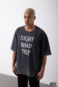 2025 Quá Khổ Axit Rửa Phù Hợp Với Cong Hem Nhiều Màu Sắc % 100 Cotton Tùy Chỉnh In Ấn Logo Người Đàn Ông T Áo Sơ Mi Giản Dị Số Lượng OEM Mục - Product Image 3