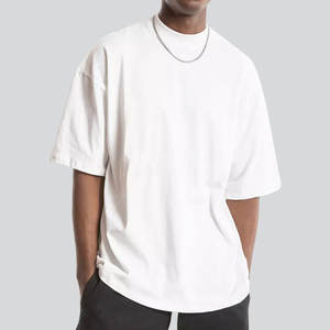 T-shirts unisexes en coton 100% de haute qualité pour hommes, impression de t-shirt avec logo, épaules tombantes, t-shirt vintage lourd - Product Image 2