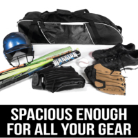 Sac à roulettes pour baseball et softball, tendance, durable, écologique, imperméable, réduction de la charge, fermeture éclair, personnalisable, 4 crics, multi-poches