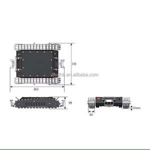 Nuevo Producto: Robot Magnético de Construcción con Orugas de Goma para Limpieza, Motor y Engranajes, Robot Trepador con Orugas - Product Image 3