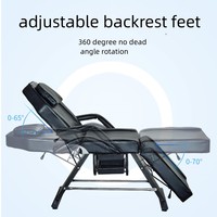 Rotation Lash Tatouage Lit Beauté Soins Salon Canapé Thérapie Canapé Hydraulique Table De Massage, 360 Degrés Carton Salon Meubles Moderne