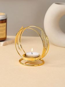 Golden Cage Handmade Metal <b>Candle</b> <b>Holder</b> For Wedding Party Decoration Outdoor <b>Garden</b> Lighting And Home Interior Decor - Product Image 4