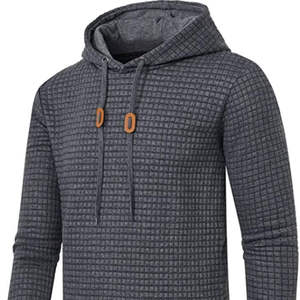 เสื้อสเวตเตอร์แบบสวมหัวสำหรับยิมของผู้ชายเสื้อออกกำลังกายผ้ายืดน้ำหนักเบาระบายอากาศได้ดีเหมาะสำหรับการวิ่งออกกำลังกายและฟิตเนส - Product Image 3