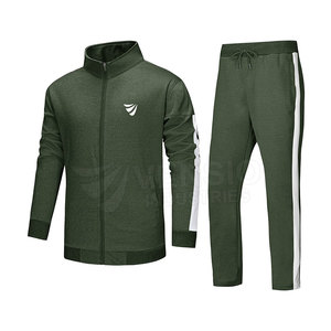 Chándal deportivo para hombre de gran venta, diseño ajustado para entrenar, conjuntos cómodos de ropa deportiva con cremallera - Product Image 1