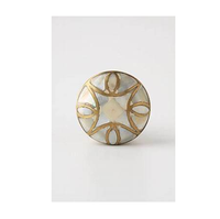 Bouton en laiton en nacre, poignée, meubles faits à la main, accessoires de quincaillerie, bouton en laiton pour serpillière en nacre, prix d'usine