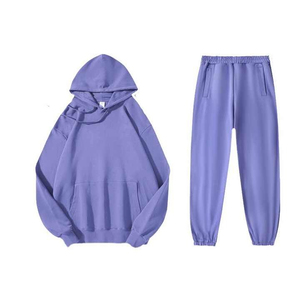 2025 High Quality Custom Oversized Men's Jogging Tracksuit Men Women Long Fitness Joggers <b>Pants</b> Hoodie Set Tracksuit For Man - Product Image 3