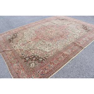 พรมวินเทจขนาดใหญ่พิเศษ 8x11.5 ฟุต (245x352 ซม.) พรมสีแดงแบบไล่เฉดสไตล์ตุรกี - Product Image 2