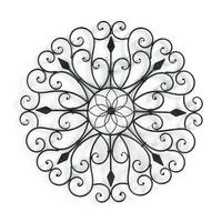 Arte Mural Metálico 3D Retráctil Vertical Moderno Dazglor DC-WD117, Decoración Floral para el Hogar con Color Personalizado, Venta al Por Mayor