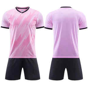 Uniforme de entrenamiento de equipo de fútbol escolar con nombre y número, ropa deportiva personalizable para jugadores de fútbol - Product Image 5