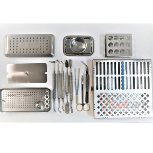 Boîte PRF dentaire de qualité supérieure avec plateau et bol Kit de chirurgie d'implant de finition mate Instruments PRF endodontiques en acier inoxydable - Product Image 1