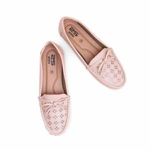 Chaussures mocassins beiges WN4402 - Product Image 1