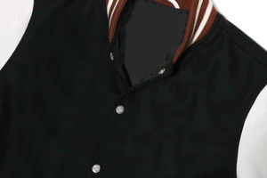 Chaqueta Universitaria de Invierno para Hombre, Nueva, de Alta Calidad, Hecha a Medida, Logotipo Frontal Personalizado, Color Personalizado, Transpirable, Servicio OEM - Product Image 3