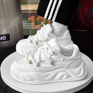 Chaussures de Skateboard pour Hommes Tendance Mode Sport Plein Air Décontracté Course en Cuir Véritable Baskets Respirantes Printemps - Product Image 4