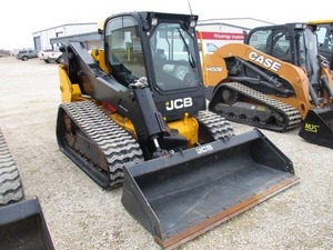 JCB Skid Steer Loader Compact <b>Track</b> Loader Front Bucket High Load Moment Engine Gearbox <b>Pump</b> for Construction Material Handling - Product Image 1