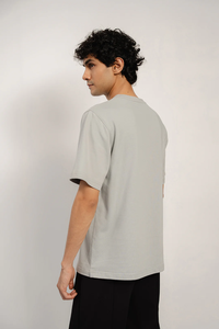 Boxy Fit 240gsm 100% Cotton Men's Oversized Short Sleeve Heavy <b>Weight</b> Anti-shrink Casual Hip Hop Style <b>Blank</b> Customizable Design - Product Image 2