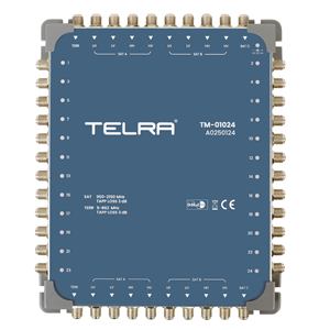 Multiconmutador Satelital de Alto Rendimiento y Baja Pérdida de Señal, Sistema 2 SAT, 10 Entradas x 24 Salidas, Telra-TM-1024 - Product Image 1