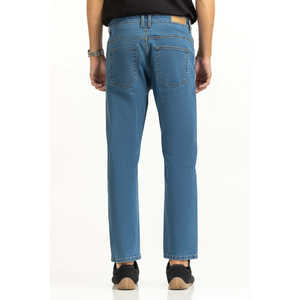 กางเกงยีนส์ทรงสลิมฟิต รุ่น MN-JNS-WS25-010 สไตล์วินเทจ Y2K กระดุมปักลาย สโตนวอช ทรงตรงแบบดินสอ สีสันสดใสสำหรับฤดูหนาว - Product Image 4