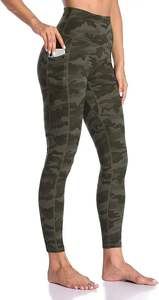 Dernier modèle Legging personnalisé pour femmes Vente en gros Logo personnalisé Léger leggings 100% coton Taille haute sans couture - Product Image 5