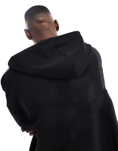 Sudadera con Capucha de Alta Calidad para Hombre, Cierre de Cremallera, Corte Holgado, Cómoda, de Algodón y Felpa, Estilo Clásico Unisex, Gruesa y Abrigada - Product Image 3