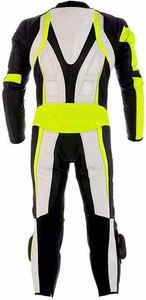 Combinaison de course de moto pour hommes personnalisée combinaison de course de motard en cuir une pièce pour motocyclistes - Product Image 2