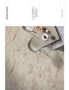 Design italien COSMIC SAND Antibactérien Antidérapant Carreaux de porcelaine émaillée moderne 600x1200 Taille pour Villa Hôtel Appartement École - Product Image 2