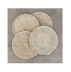 Assiette de chargeur en rotin de designer élégant dernière pièce artisanat personnalisé assiette de chargeur napperons pour décoration - Product Image 3